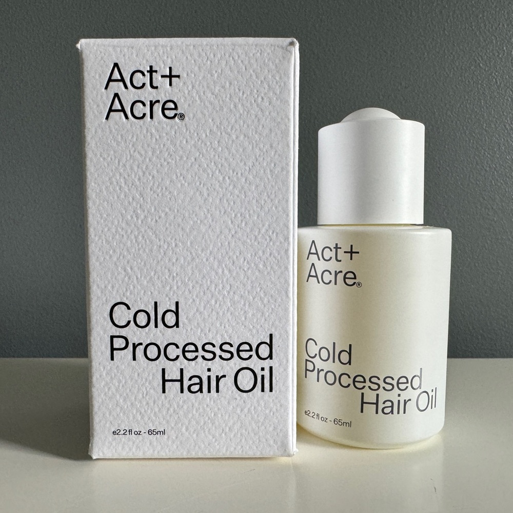 Act + Acre Cold Processed Hair Oil